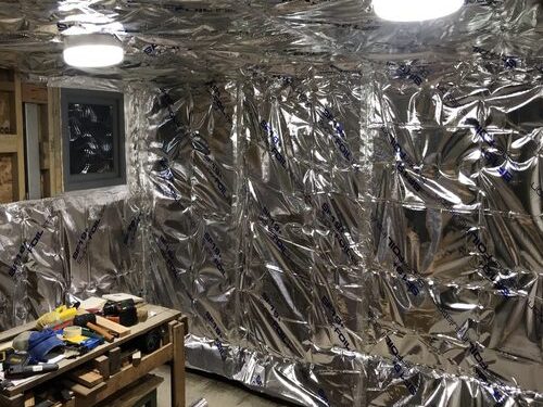 Groundfloor insulation project using SuperFOIL