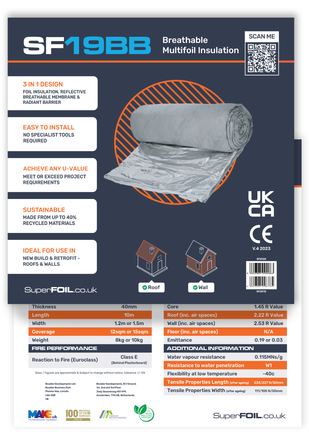 Superfoil Product information flyer