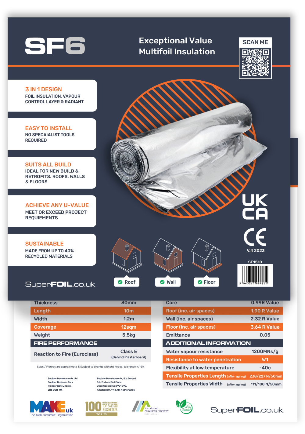 Superfoil Product information flyer
