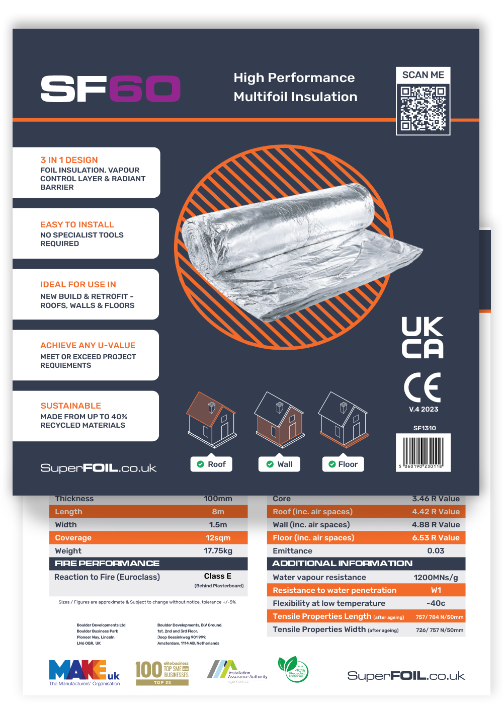 Superfoil Product information flyer