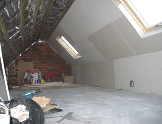 Attic conversion with SuperFOIL