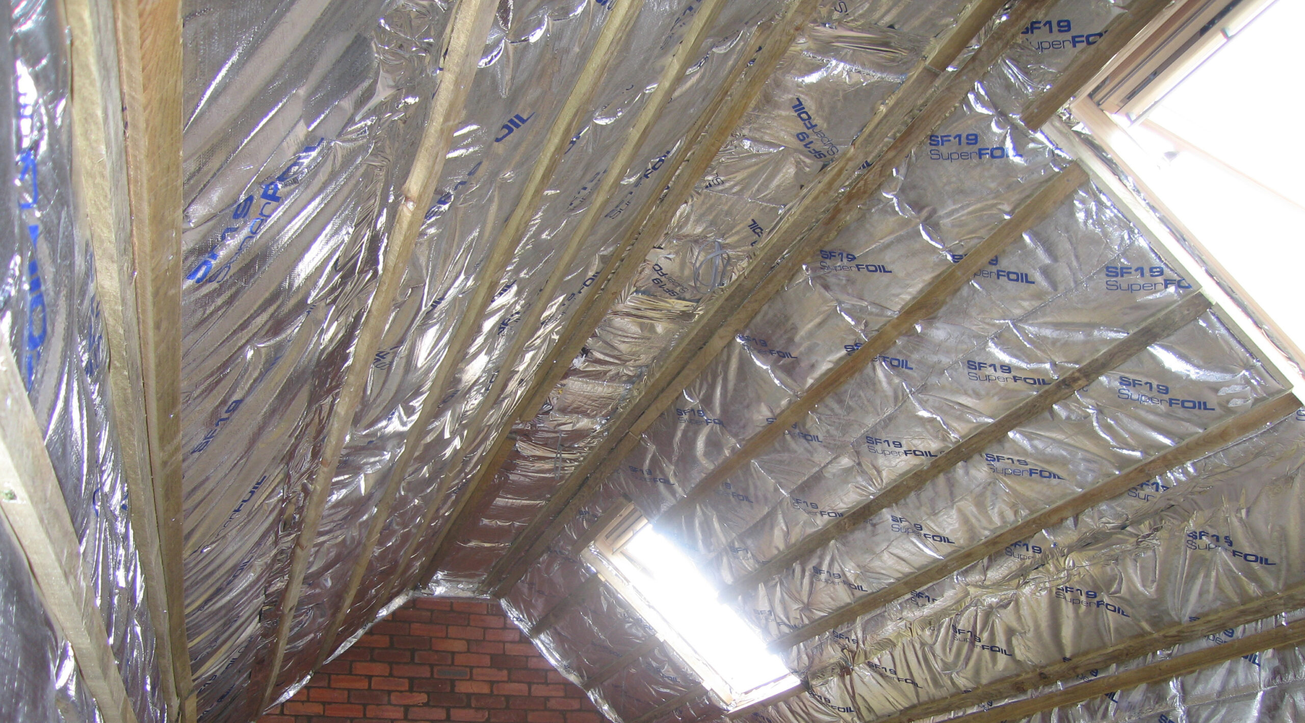 UNDER RAFTER PITCHED ROOF - SUPERFOIL