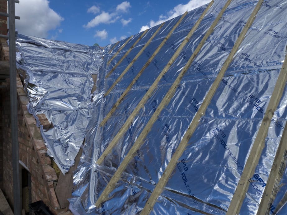 installing foil insulation