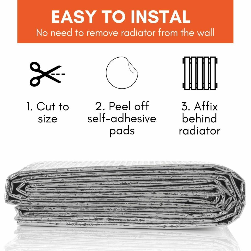 Rad Pack can be attached to a wall behind a radiator to boost performance, saving on heating costs