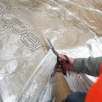 SF60 high performance multfoil insulation installation
