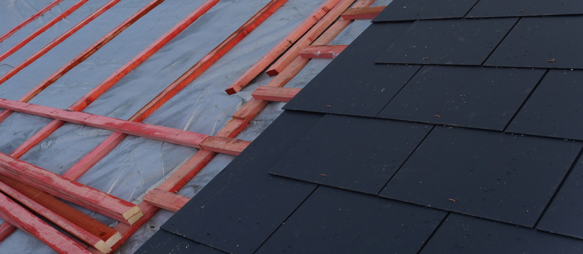 SuperFOIL products applied on pitched roof over rafters