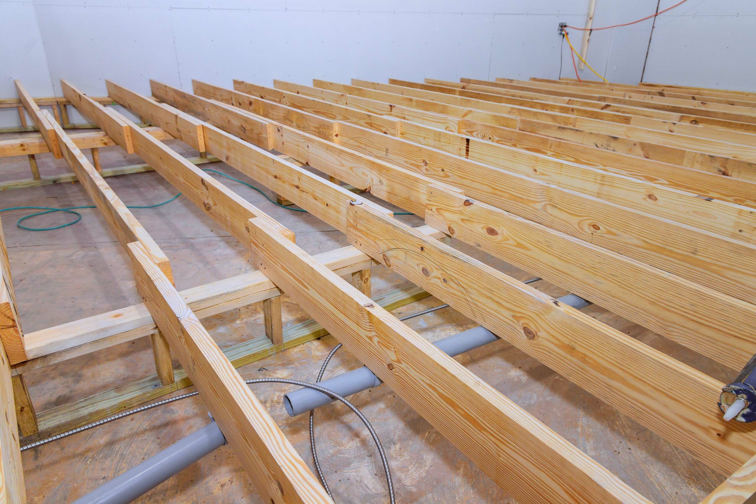 Suspended timber floor construction