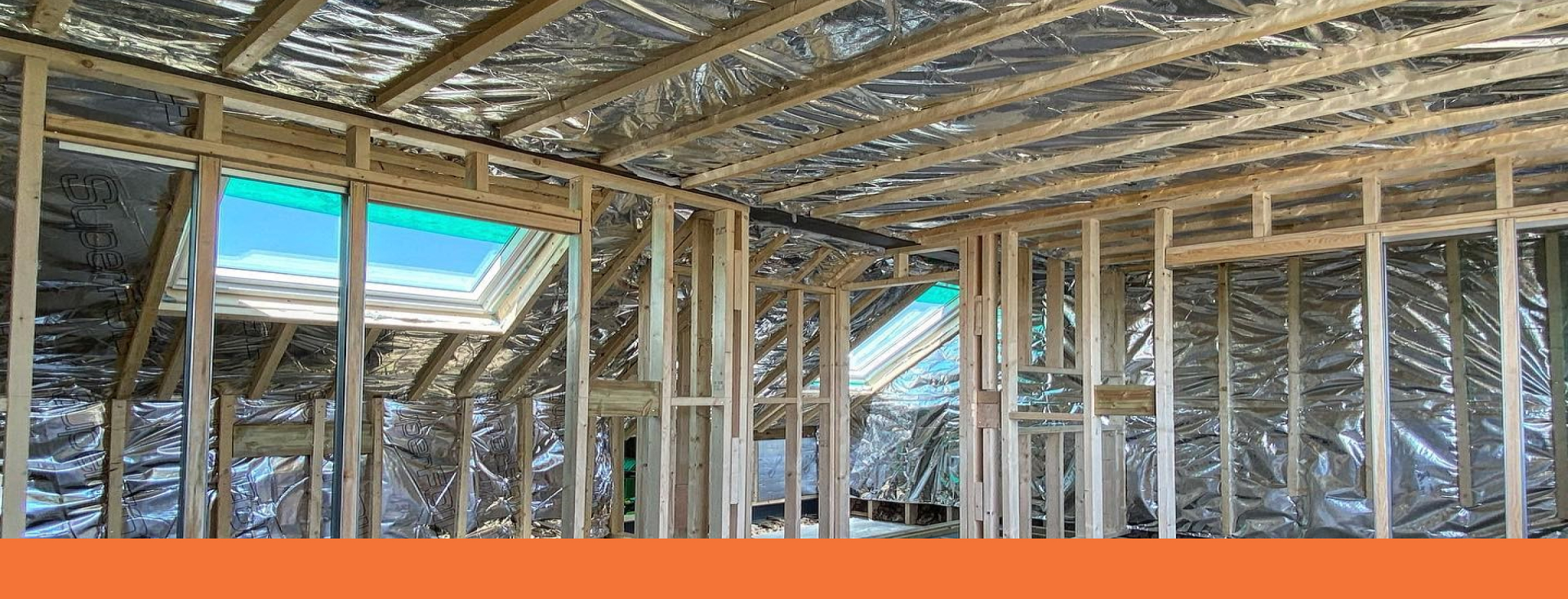 A loft insulated with SuperFOIL.